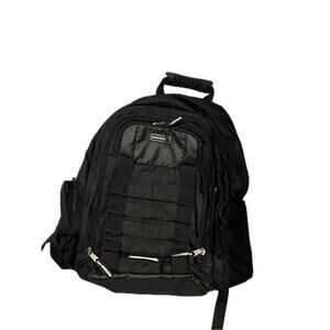 Eastsport Unisex Expandable Team Recycled Backpack, Black